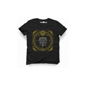 Tshirthane Aslan Burcu Leo Siyah Erkek Tshirt
