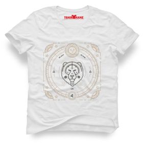 Tshirthane Aslan Burcu Leo Siyah Erkek Tshirt