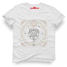 Tshirthane Aslan Burcu Leo Siyah Erkek Tshirt