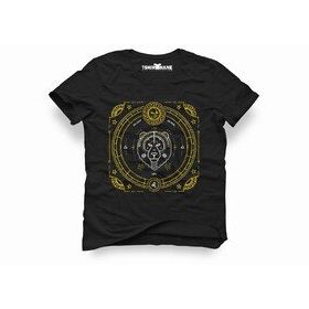 Tshirthane Aslan Burcu Leo Siyah Erkek Tshirt