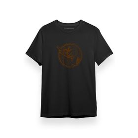 Tshirthane Ax Bird Icon Siyah Erkek T-shirt