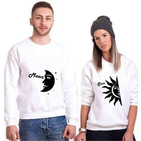 Tshirthane Ay Güneş Sevgili Kombinleri Sweatshirt