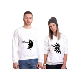 Tshirthane Ay Güneş Sevgili Kombinleri Sweatshirt