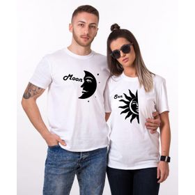 Tshirthane Ay Güneş Sevgili Kombinleri T-shirt Kombini