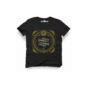 Tshirthane Balık Burcu Pisces Beyaz Erkek Tshirt