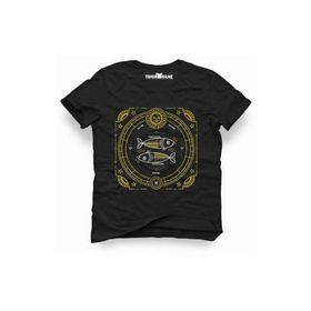 Tshirthane Balık Burcu Pisces Beyaz Erkek Tshirt