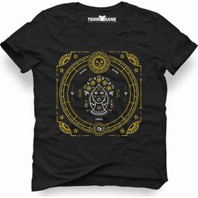 Tshirthane Başak Burcu Virgo Siyah Erkek Tshirt