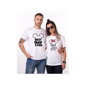 Tshirthane Best Day Ever Sevgili Kombinleri T-shirt Kombini