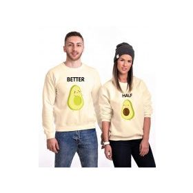 Tshirthane Better Half 2'li Sevgili Sweatshirt