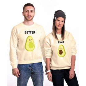 Tshirthane Better Half 2'li Sevgili Sweatshirt