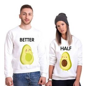Tshirthane Better Half 2'li Sevgili Sweatshirt