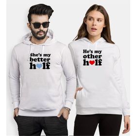 Tshirthane Better Other Half 2'li Sevgili Sweatshirt
