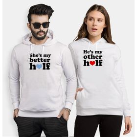 Tshirthane Better Other Half 2'li Sevgili Sweatshirt