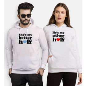Tshirthane Better Other Half 2'li Sevgili Sweatshirt