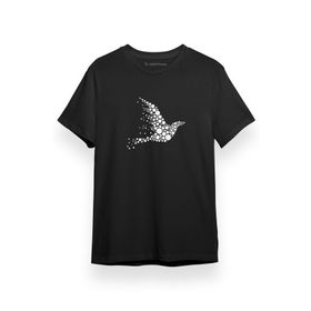Tshirthane Black Bird Icon Siyah Erkek T-shirt