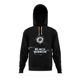 Tshirthane Black Mirror Cover Siyah Erkek Tshirt
