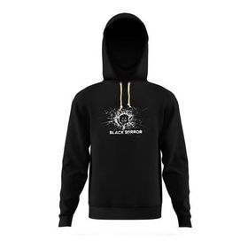 Tshirthane Black Mirror Logo Siyah Erkek Tshirt