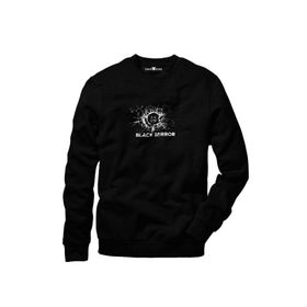 Tshirthane Black Mirror Logo Siyah Erkek Tshirt