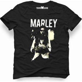 Tshirthane Bob Marley Siyah Erkek T-shirt