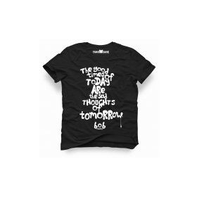 Tshirthane Bob Marley The Good Time Of Today Siyah Erkek Tshirt