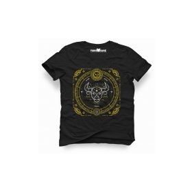 Tshirthane Boğa Burcu Taurus Siyah Erkek Tshirt