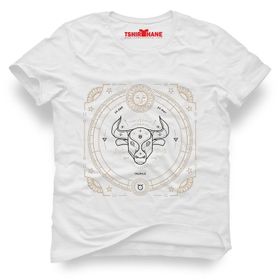 Tshirthane Boğa Burcu Taurus Siyah Erkek Tshirt