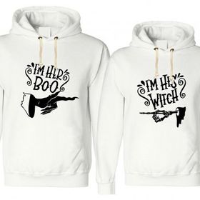 Tshirthane Boo Witch Sevgili Kombinleri T-shirt Kombini