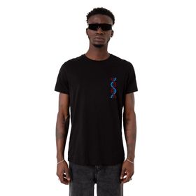 Tshirthane Bordo Mavi Dna Siyah Erkek T-shirt