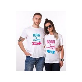 Tshirthane Born To Love Sevgili Kombinleri T-shirt Kombini