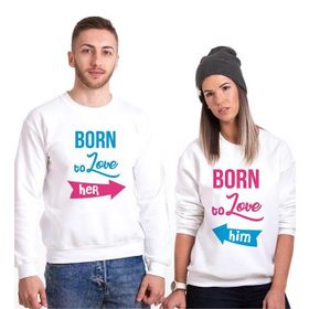 Tshirthane Born To Love Sevgili Kombinleri T-shirt Kombini