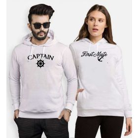 Tshirthane Captain First Mate 2'li Sevgili Sweatshirt