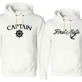 Tshirthane Captain First Mate Sevgili Kombinleri T-shirt Kombini