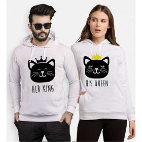 Tshirthane Cat King Cat Queen Sevgili Kombinleri T-shirt Kombini