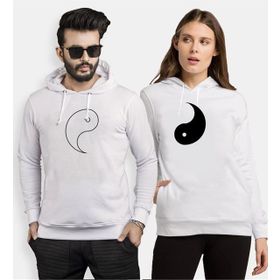 Tshirthane Cat Yingyang 2'li Sevgili Sweatshirt