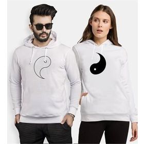 Tshirthane Cat Yingyang 2'li Sevgili Sweatshirt