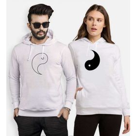 Tshirthane Cat Yingyang 2'li Sevgili Sweatshirt