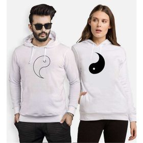 Tshirthane Cat Yingyang 2'li Sevgili Sweatshirt