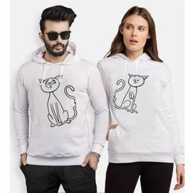 Tshirthane Cats Love Sevgili Kombinleri Sweatshirt Kombini