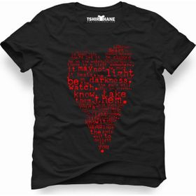 Tshirthane Charles Bukowski Heart Your Life İs Your Life Dont Let İt Siyah Erkek T-shirt