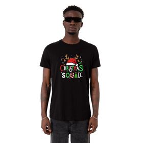 Tshirthane Christmas Squad Siyah Erkek T-shirt
