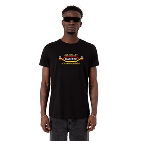 Tshirthane Cobra Kai All Valley Karate Championship 1984 Siyah Erkek T-shirt