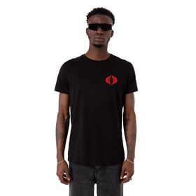 Tshirthane Cobra Kai Logo Siyah Erkek T-shirt