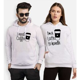 Tshirthane Coffee Sevgili Kombinleri Sweatshirt Kombini