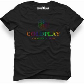 Tshirthane Coldplay Dreams Siyah Erkek Tshirt