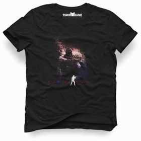 Tshirthane Csgo cs go Global Offensive Siyah Erkek T-shirt