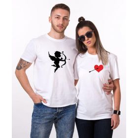 Tshirthane Cupid Heart Sevgili Kombinleri T-shirt Kombini
