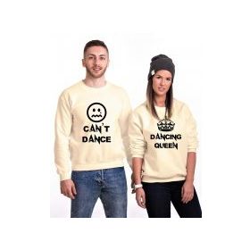 Tshirthane Dancing Dange 2'li Sevgili Sweatshirt