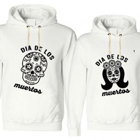 Tshirthane Dia De Los Muertos Sevgili Kombinleri Sweatshirt Kombini