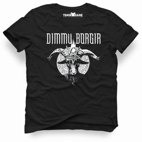 Tshirthane Dimmu Borgir İn Sorte Diaboli Siyah Erkek Tshirt