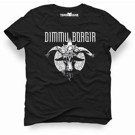 Tshirthane Dimmu Borgir İn Sorte Diaboli Siyah Erkek Tshirt